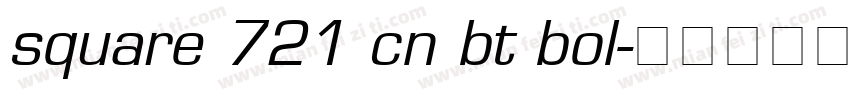 square 721 cn bt bol字体转换
